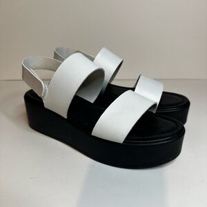 Michael Shannon Chunky Platform Sandals Size 8